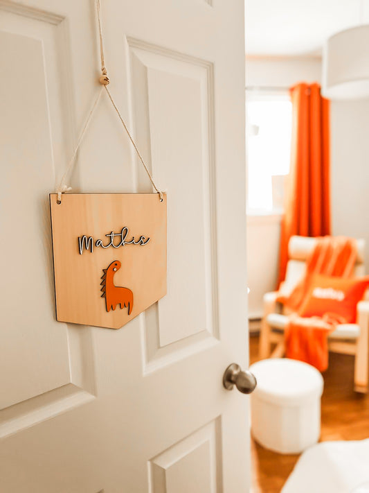 Bannière dinosaure - personnalisable