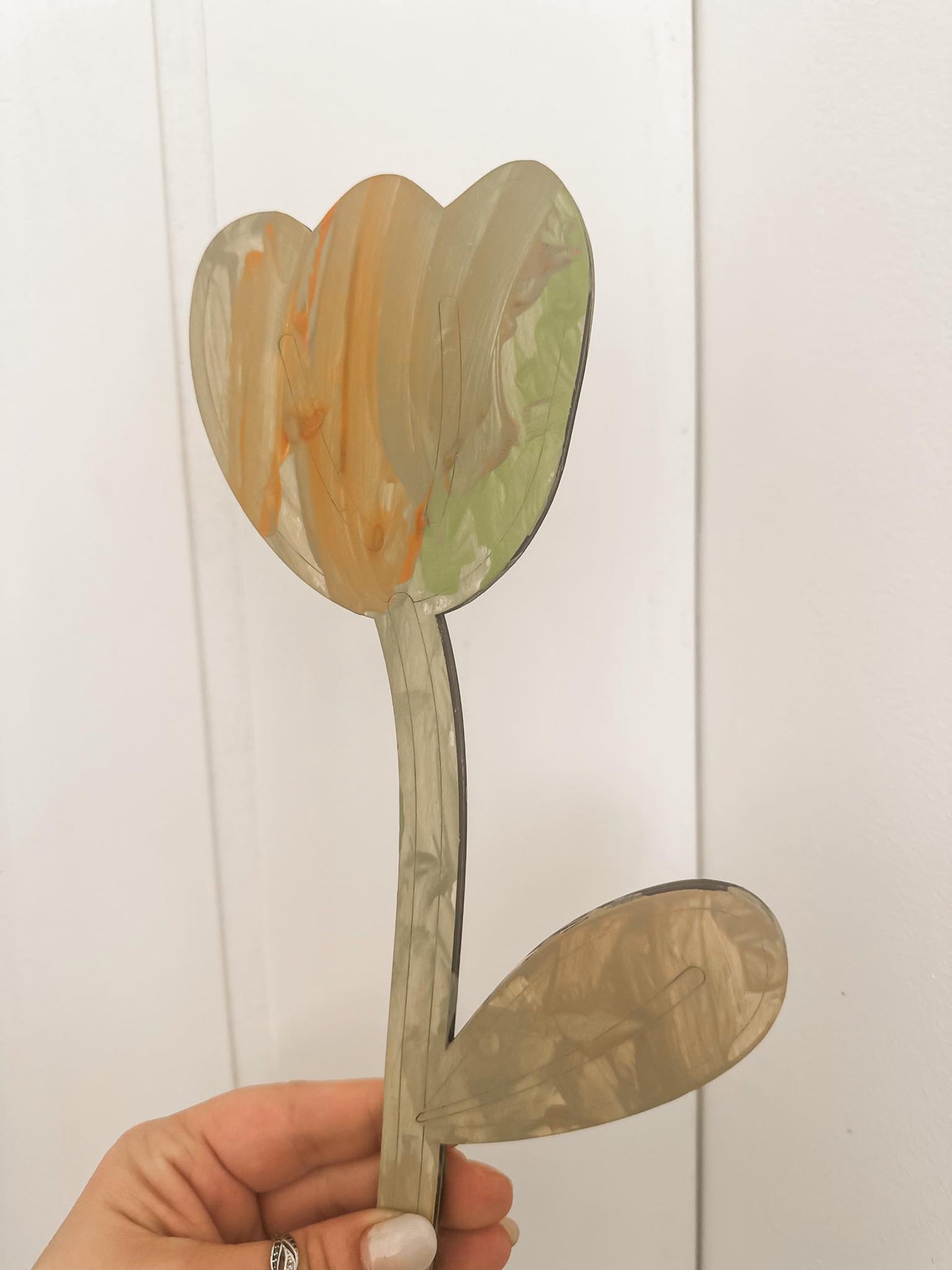 Fleur à peinturer à l'unité