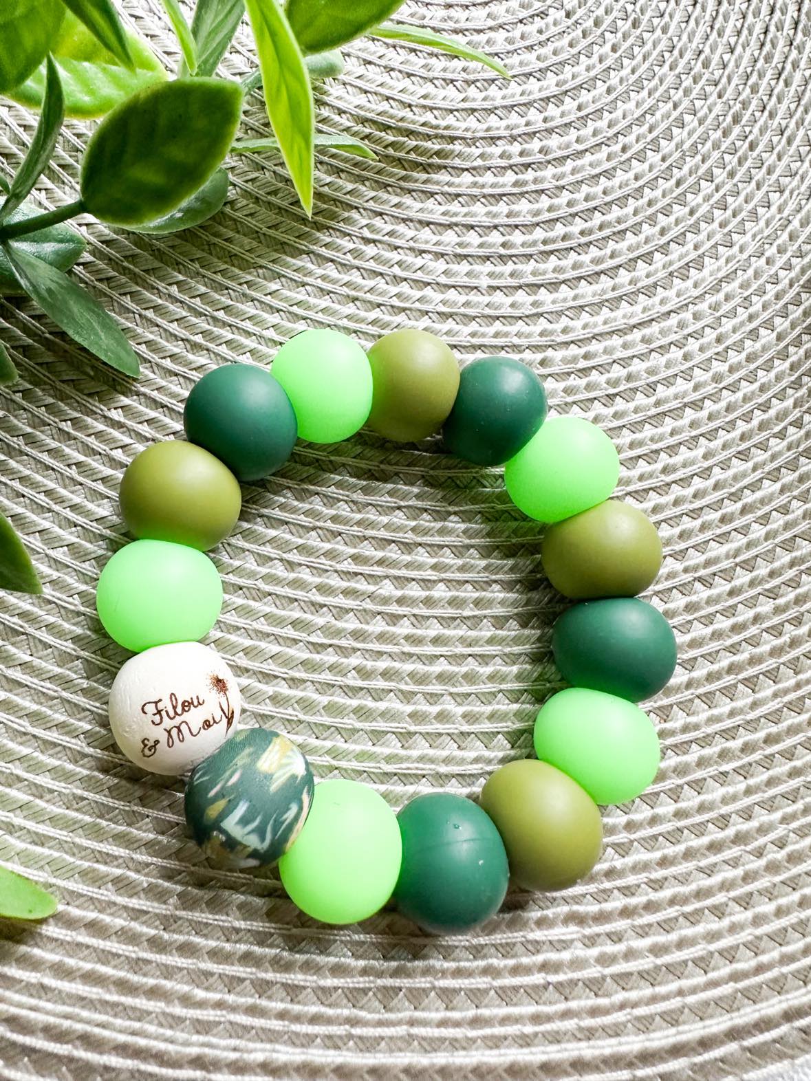Bracelet enfant - dinosaures - glow in the dark