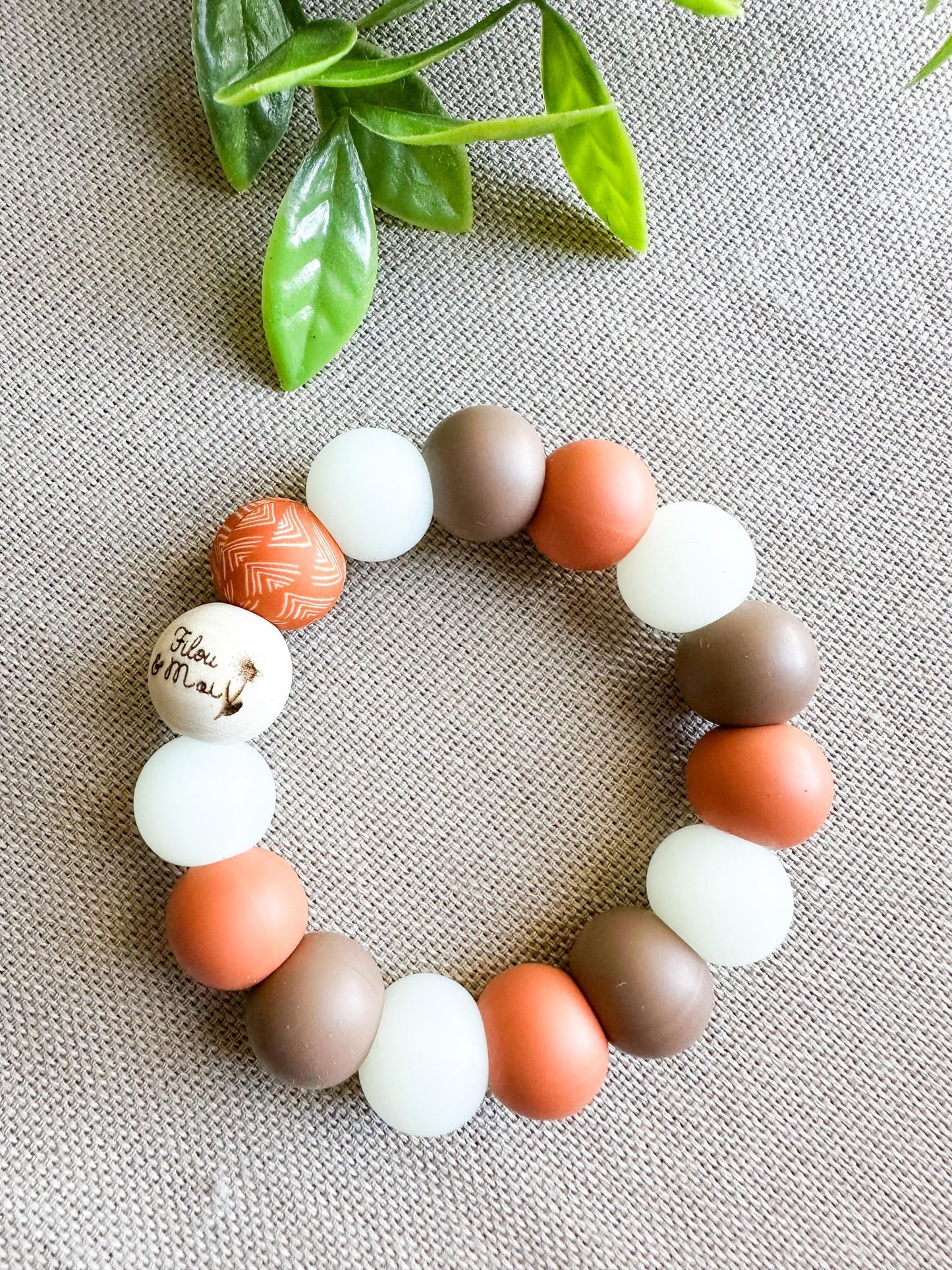 Bracelet enfant - montagnes - glow in the dark