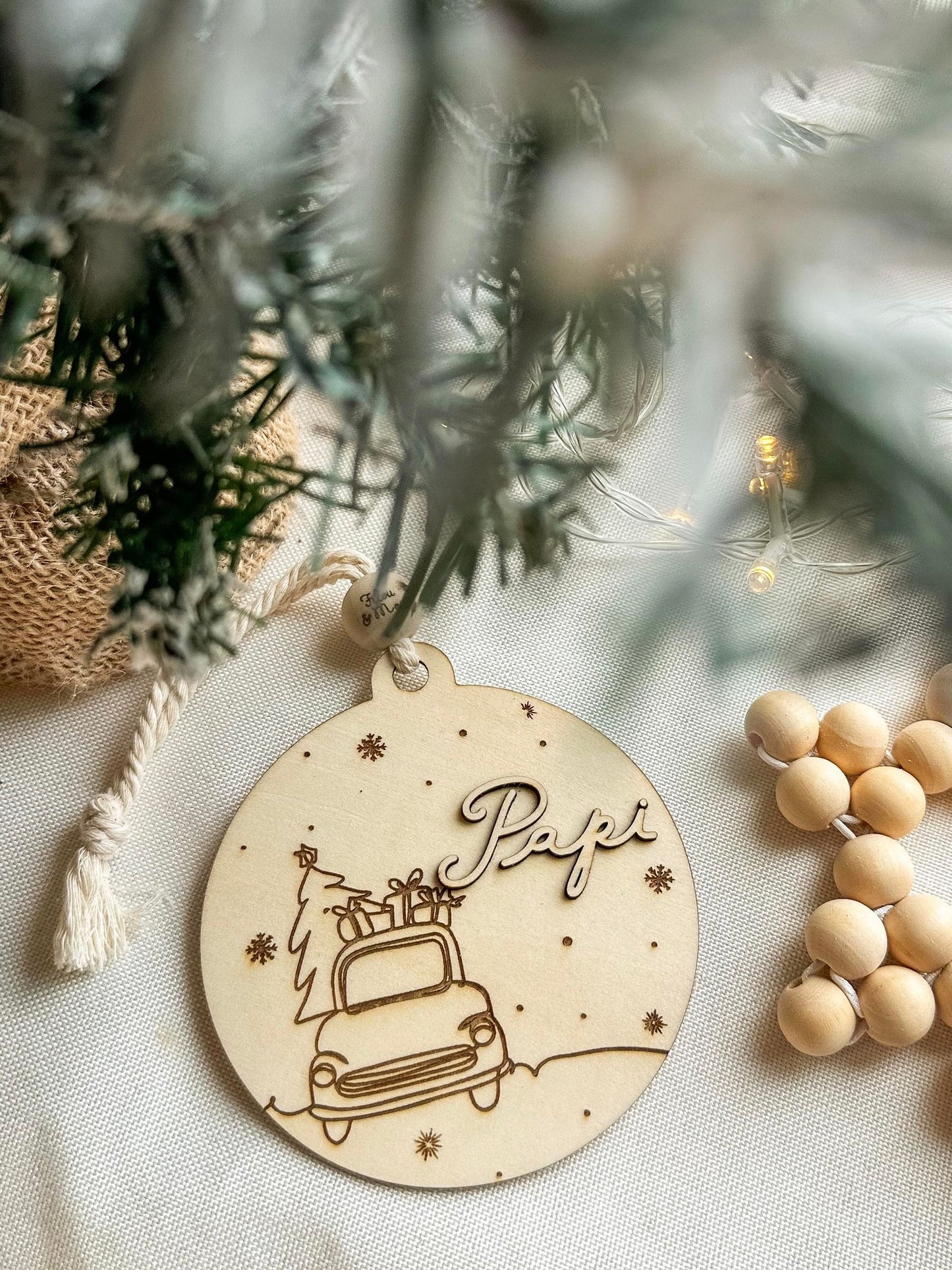 Ornement de noël 2023 pour papi