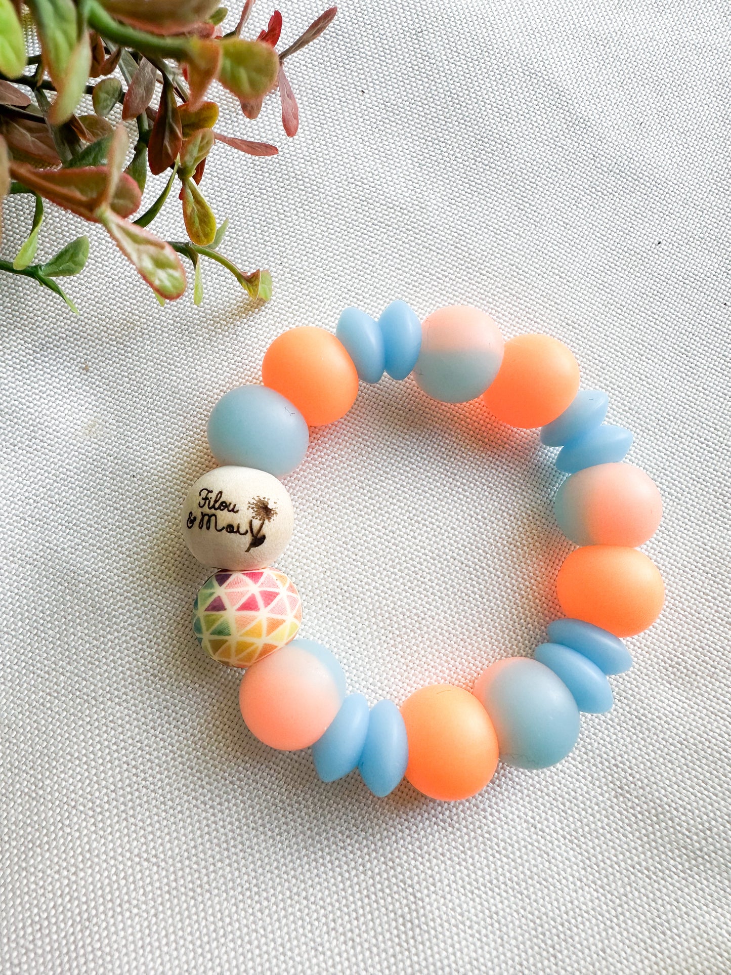 Bracelet enfant - modèle disco - glow in the dark