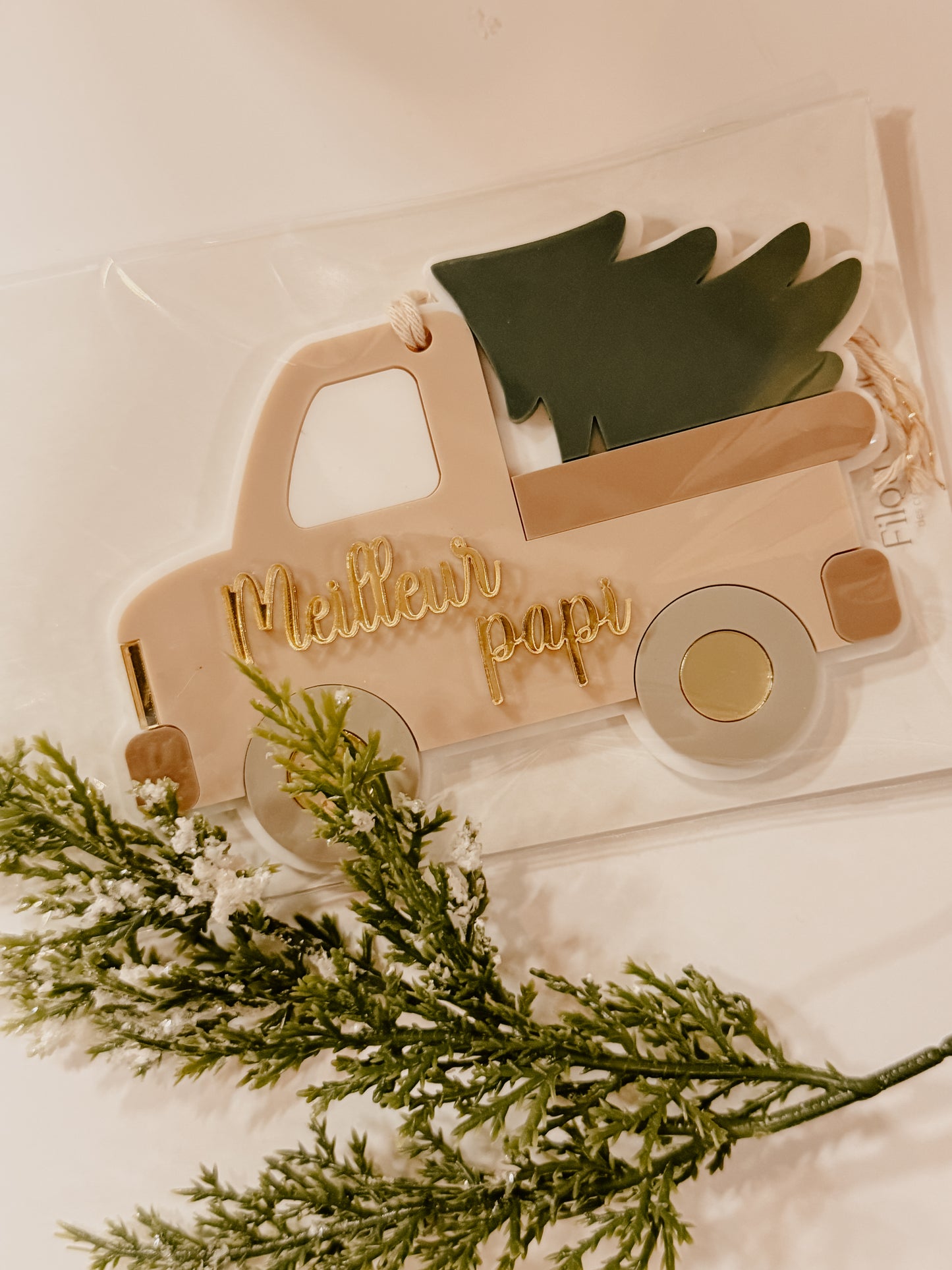 Ornement de Noël papi - prêt à partir