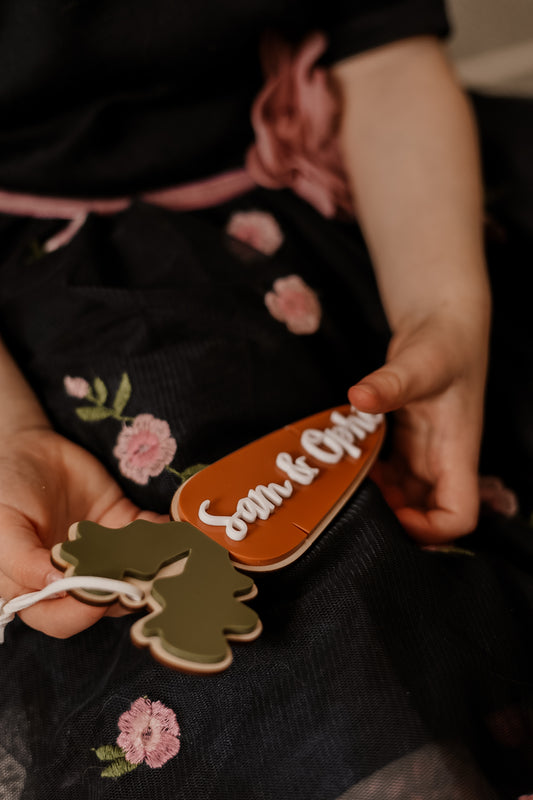 Identifiant de paniers de Pâques - carotte