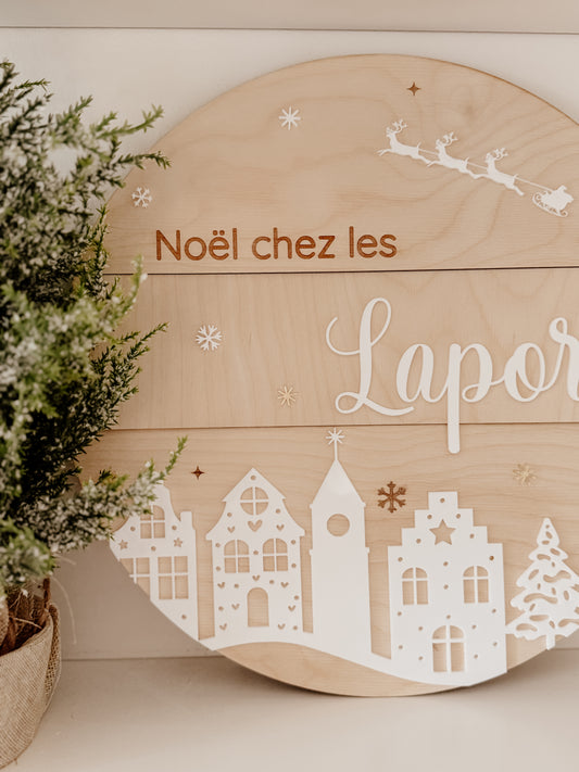 Extension de Noël de la bannière familiale