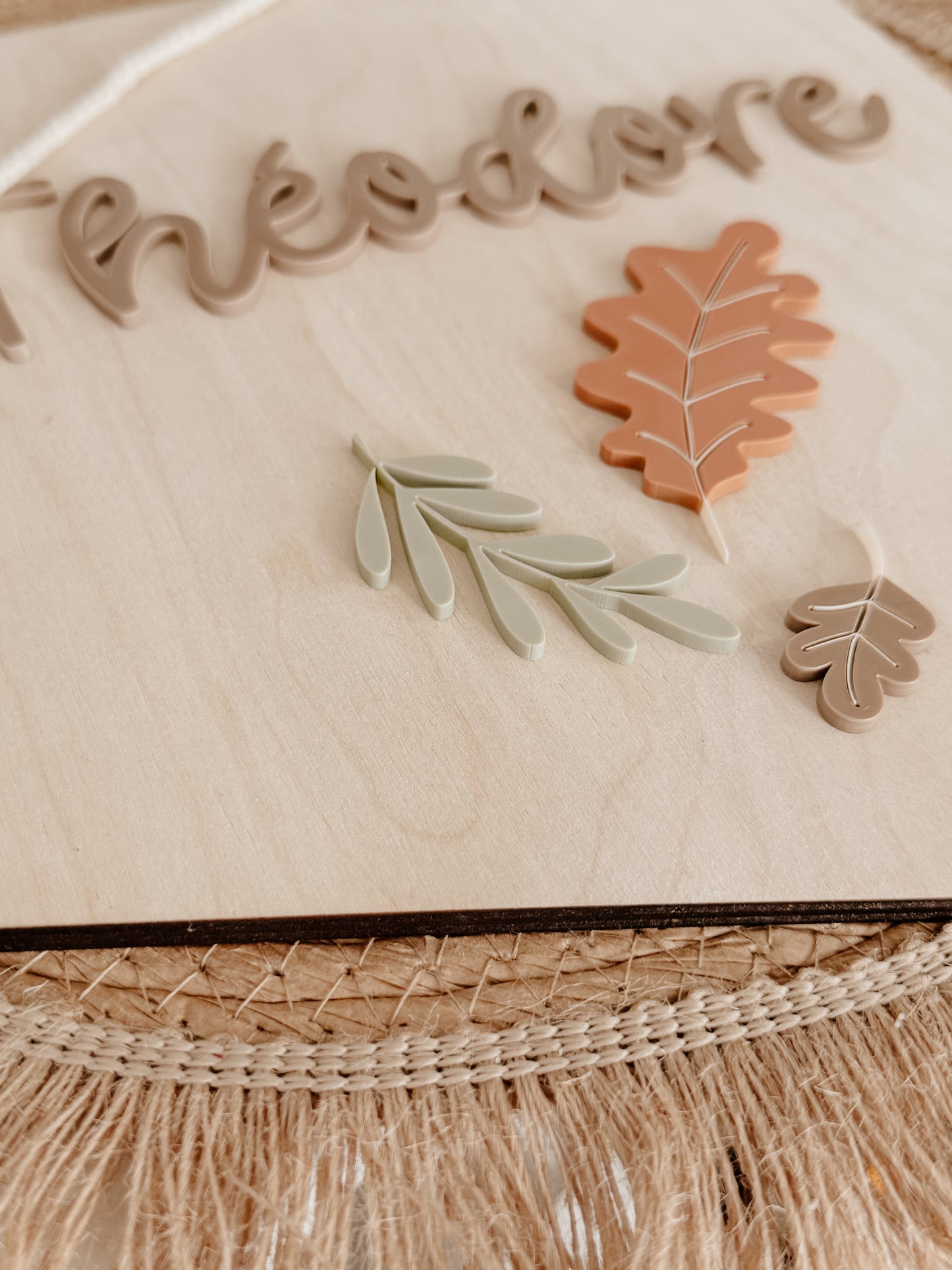 Bannière feuilles d'automne - personnalisable
