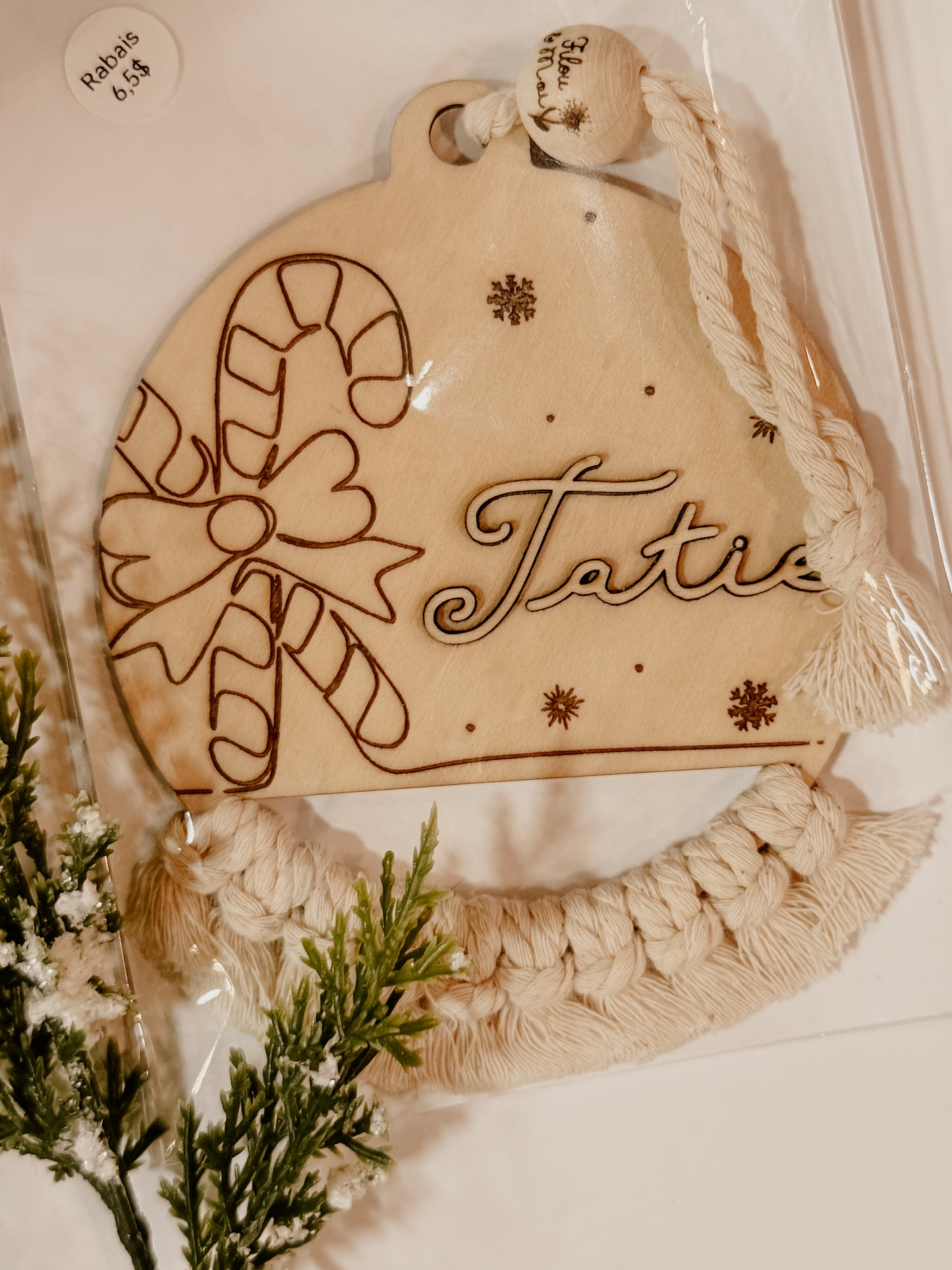 Ornement de Noël tatie - prêt à partir