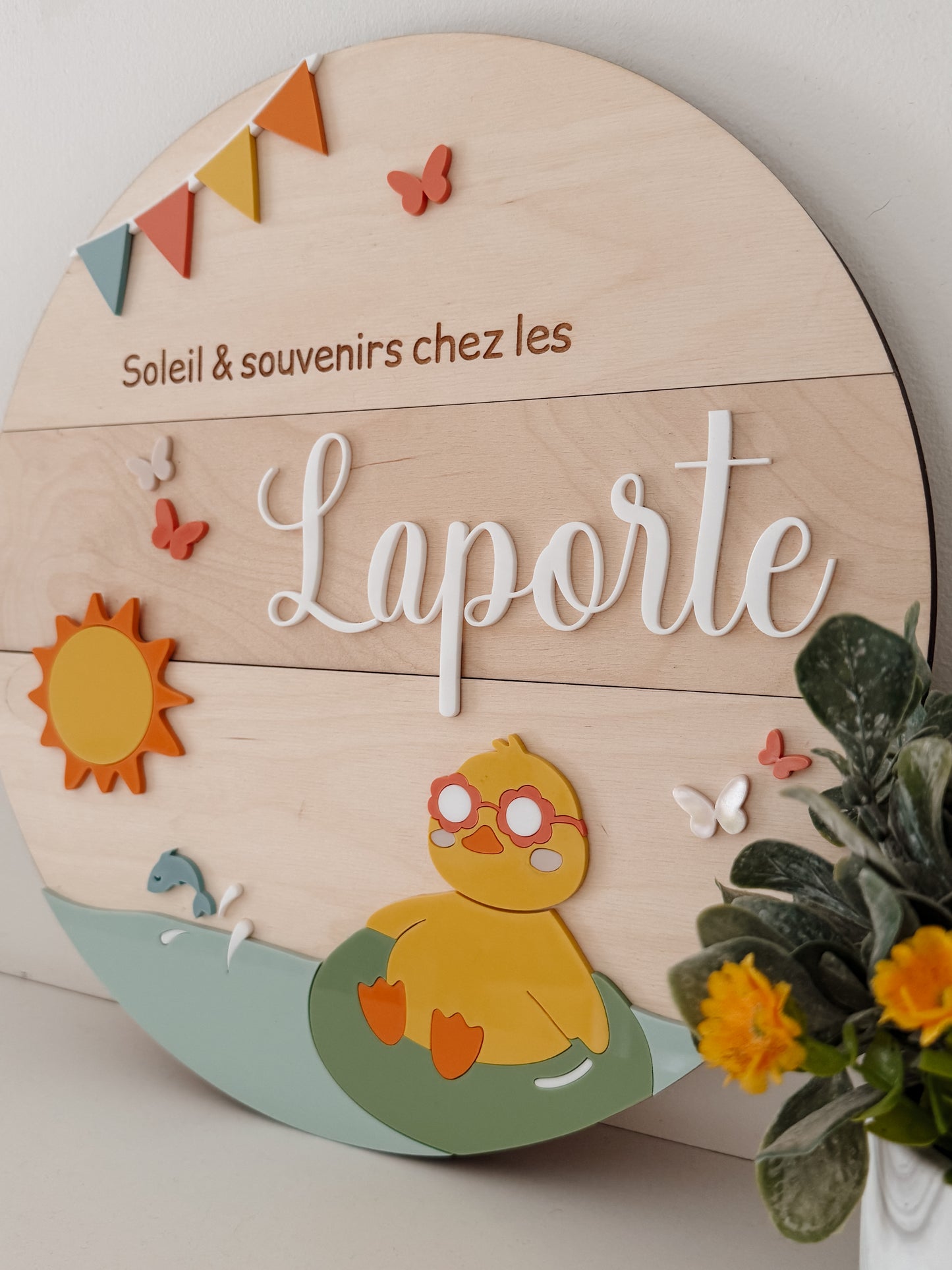 Extension d'été de la bannière familiale