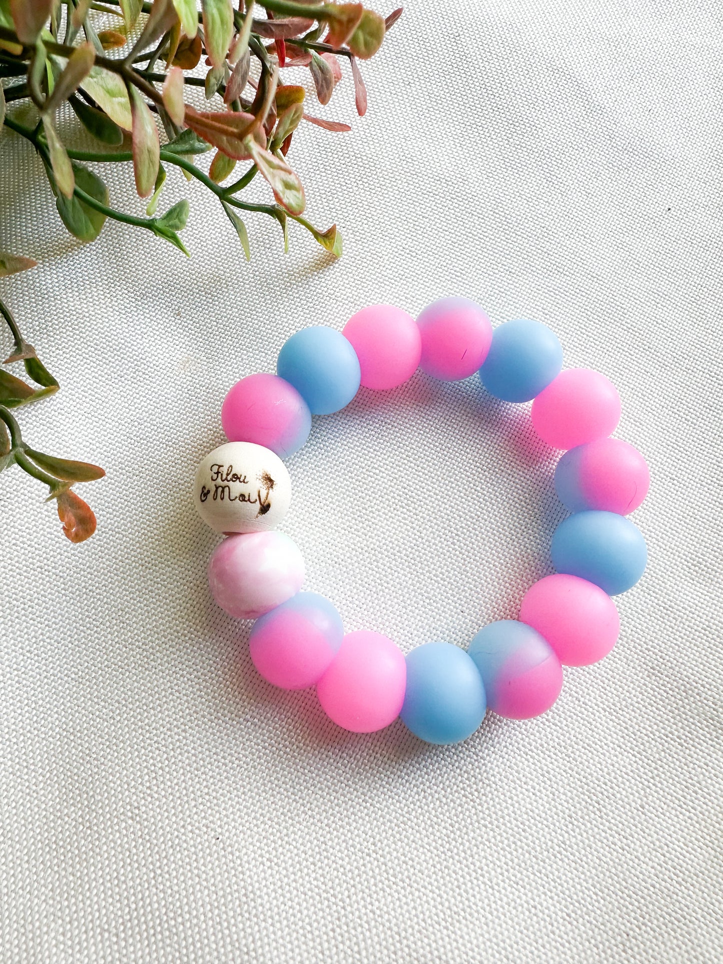 Bracelet enfant - modèle paillettes - glow in the dark