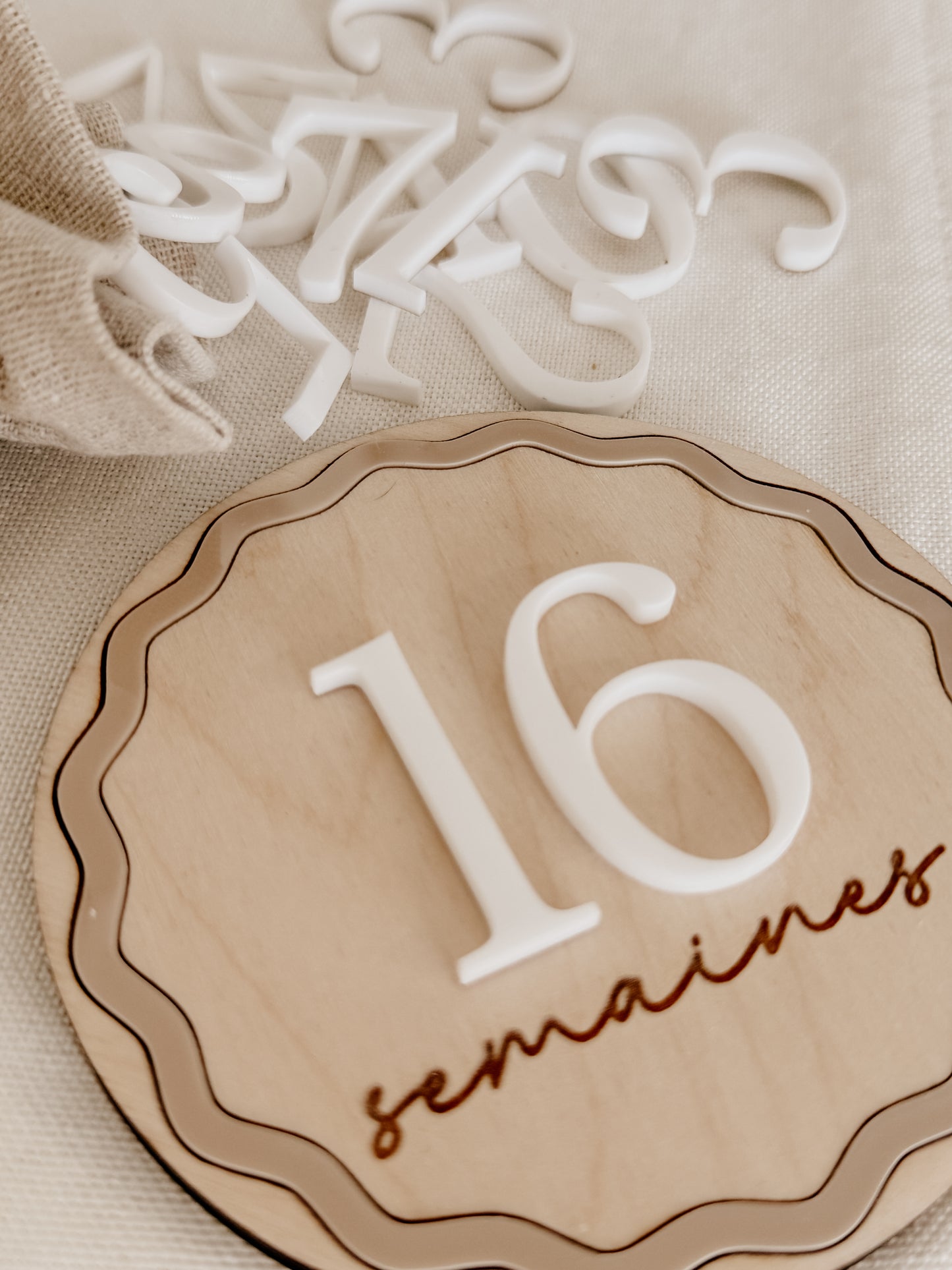 Affiches de suivi de grossesse - douceur