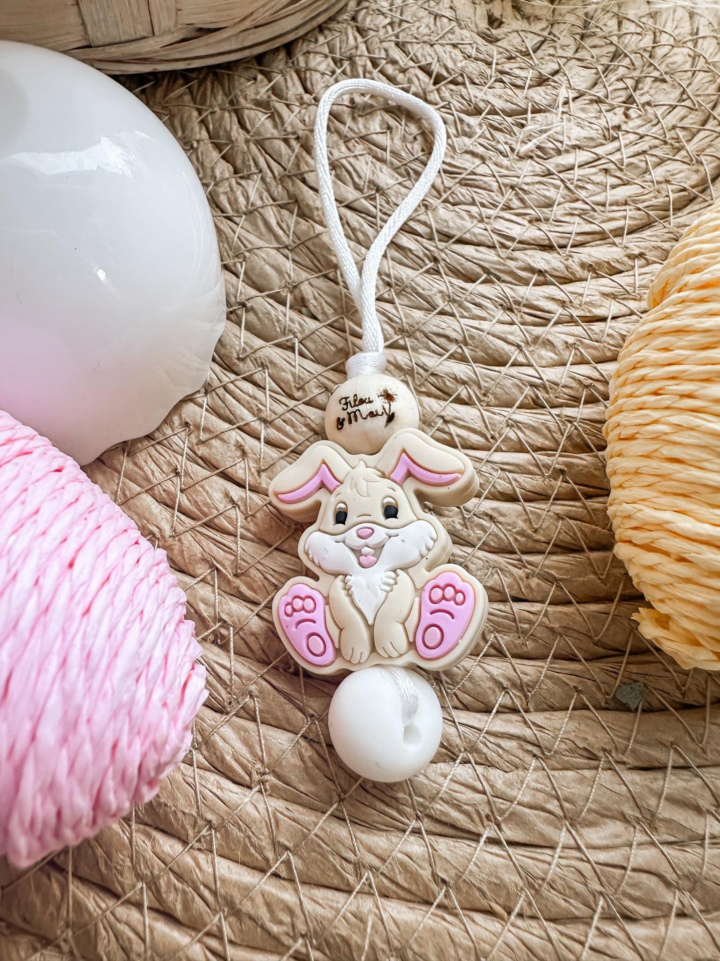 Ami zip de Pâques - lapin beige