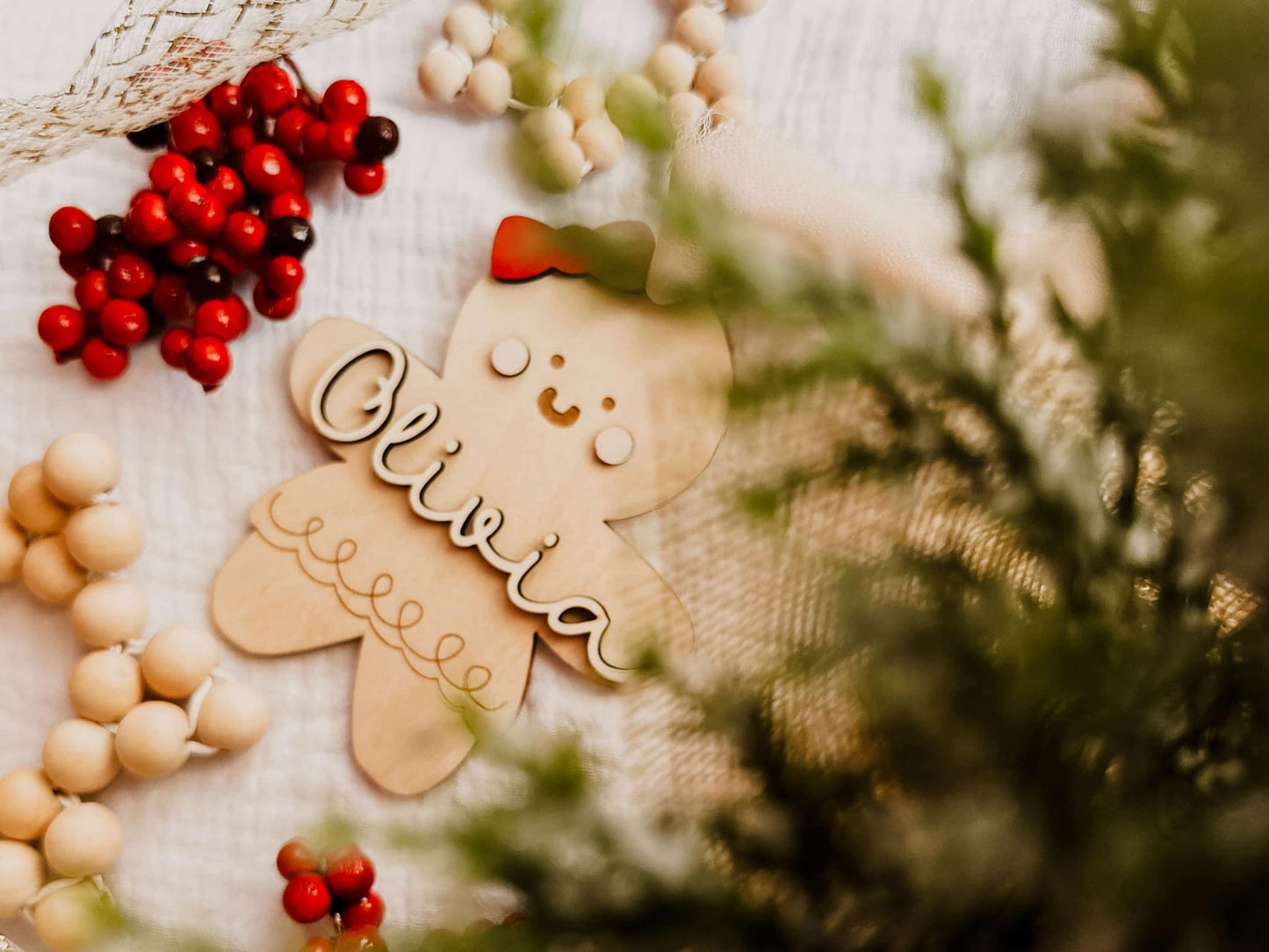 Biscuits en pain d'épices - ornements de Noël 2024