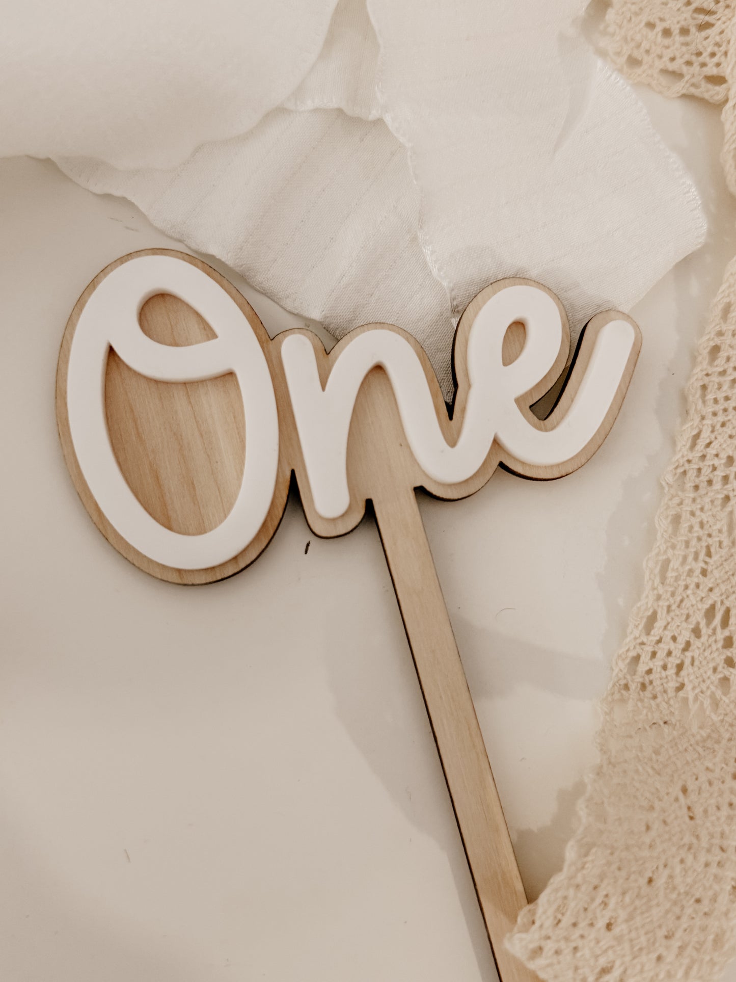 Cake topper one