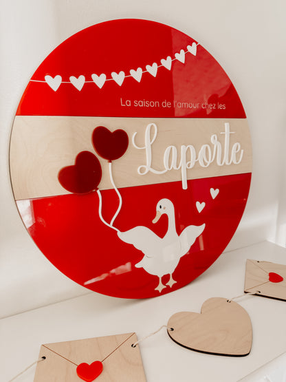 Bannière familiale - personnalisable