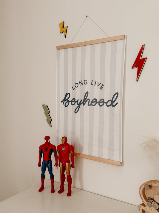 Décoration murale pour les héros - éclairs