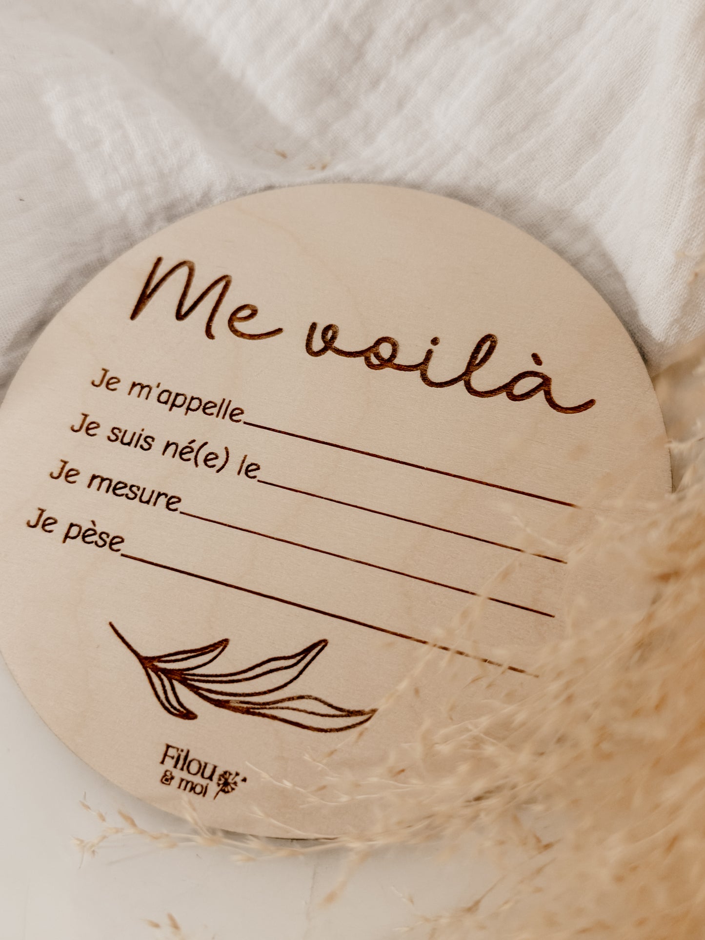 Affiche de naissance, Me voilà