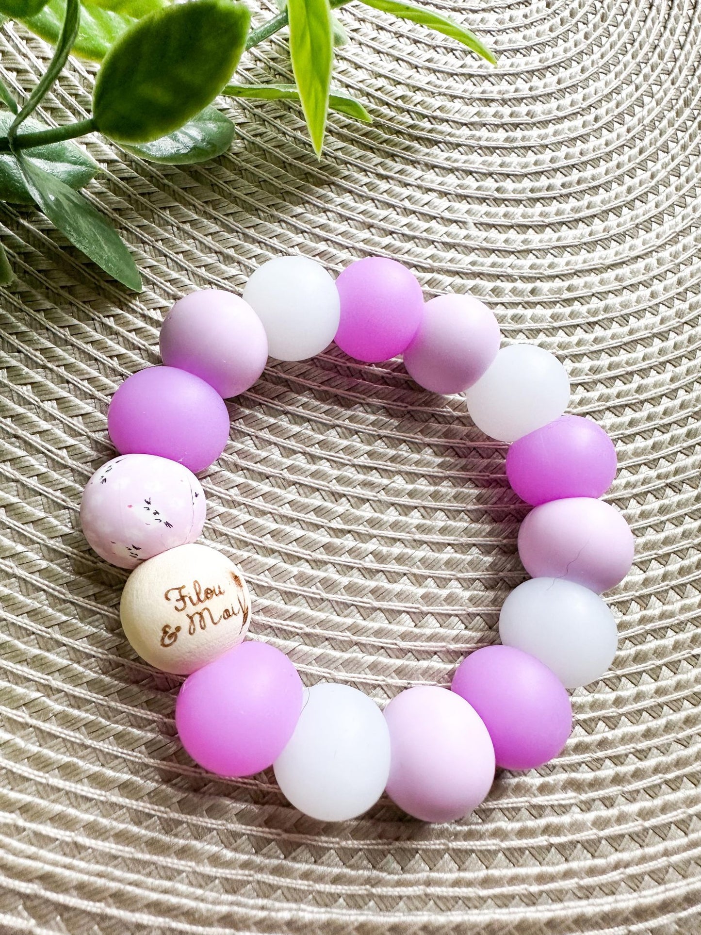 Bracelet enfant - Chaton - glow in the dark