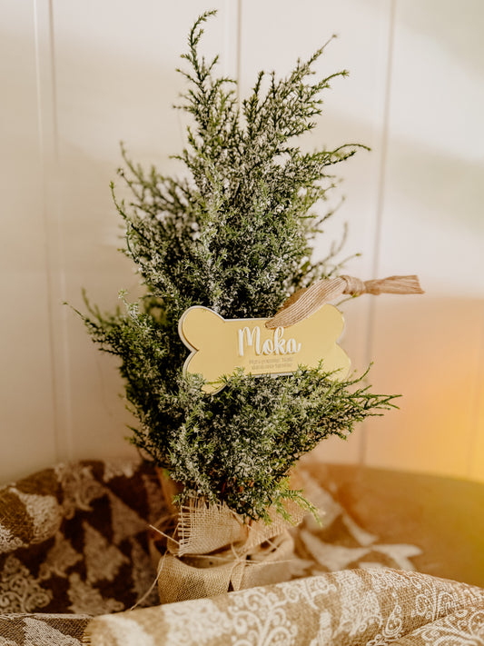 Ornement de Noël pour chiens - personnalisable