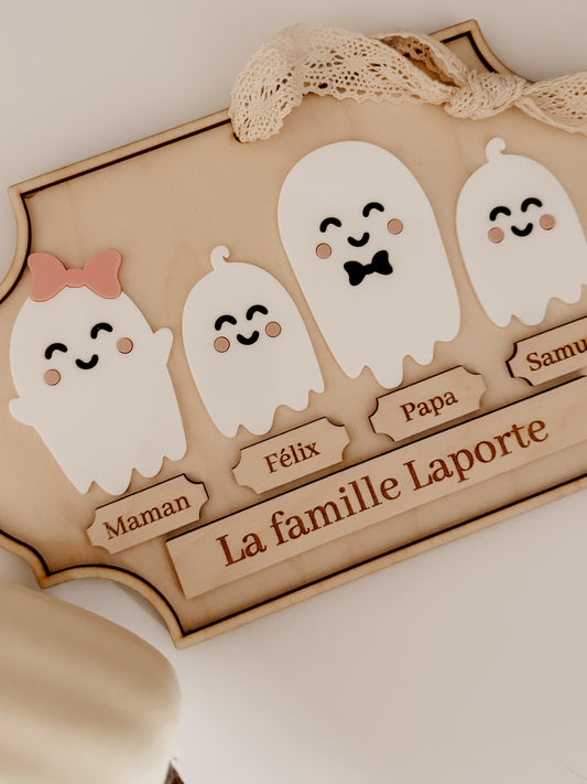 Notre famille de fantômes- personnalisable