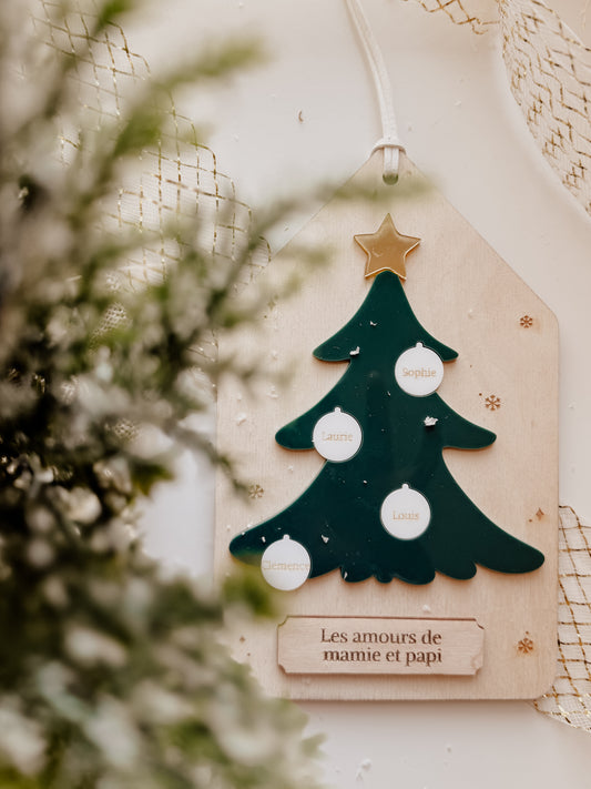 Sapin de Noël familial - collection de noël  2024