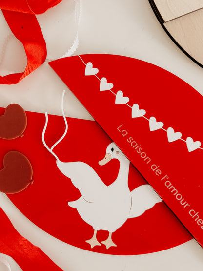 Extension de St-Valentin de la bannière familiale