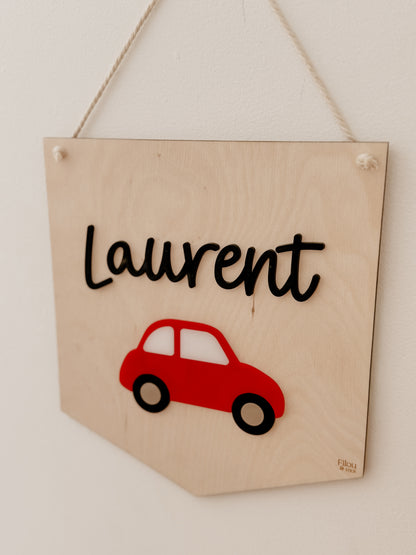 Bannière voiture - personnalisable