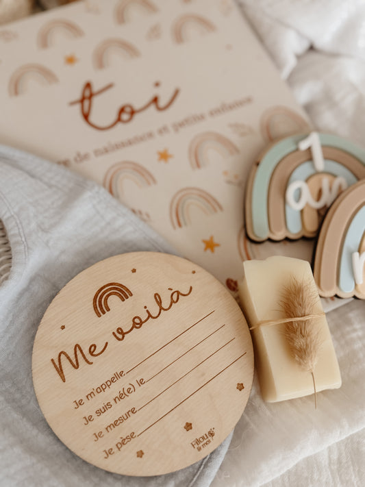 Ensemble de naissance complet - arc-en-ciel