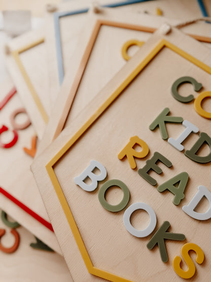 Bannière cool kids read books