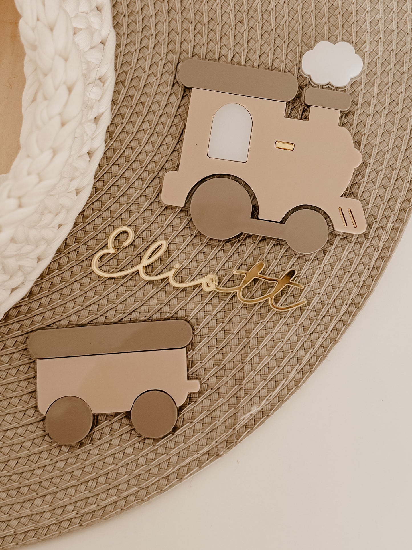 Cake topper - train