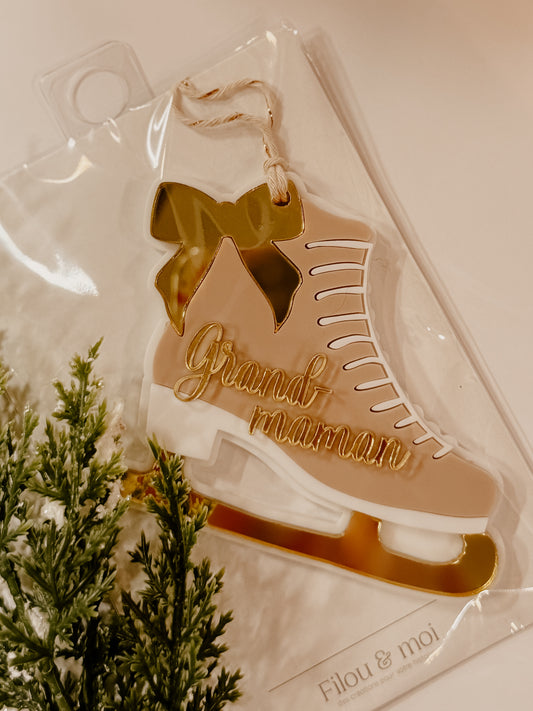 Ornement de Noël grand-maman - prêt à partir