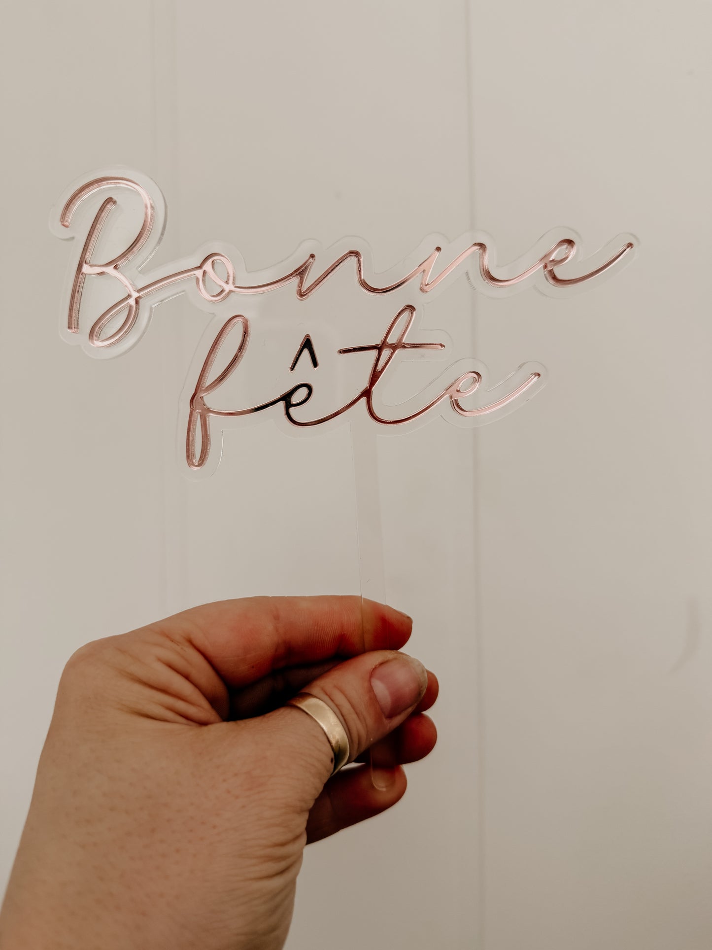 Cake topper : Bonne fête