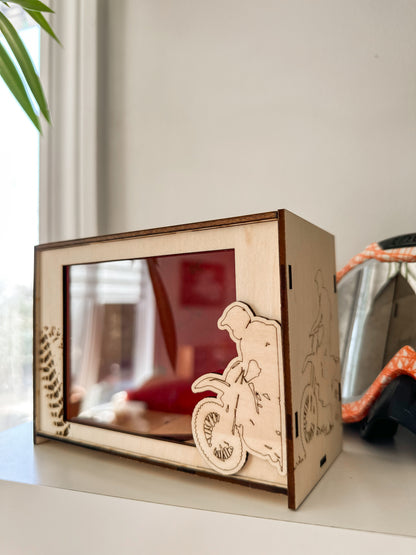 Tirelire - motocross