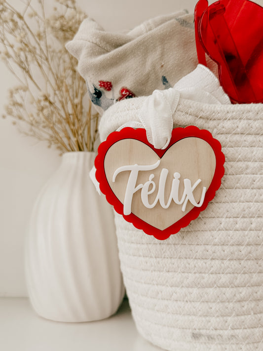 Name tag St-Valentin
