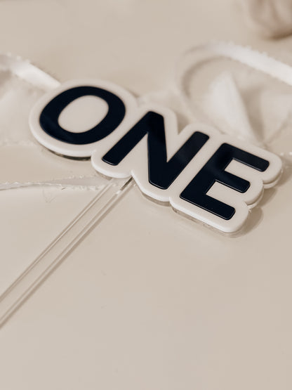 Cake topper ONE