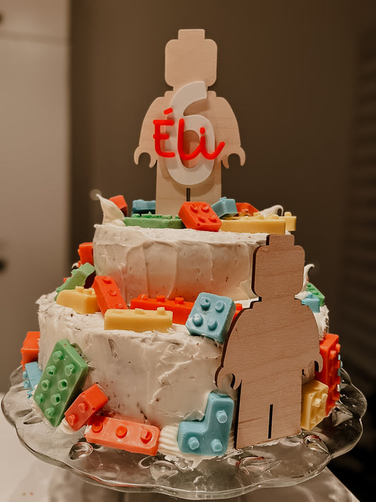 Cake topper - Thématique Lego