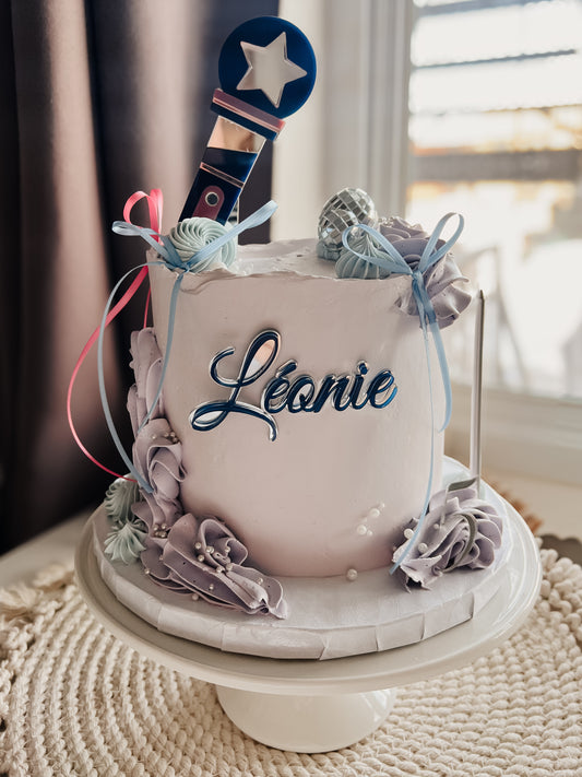 Cake topper personnalisé - Thématique animée