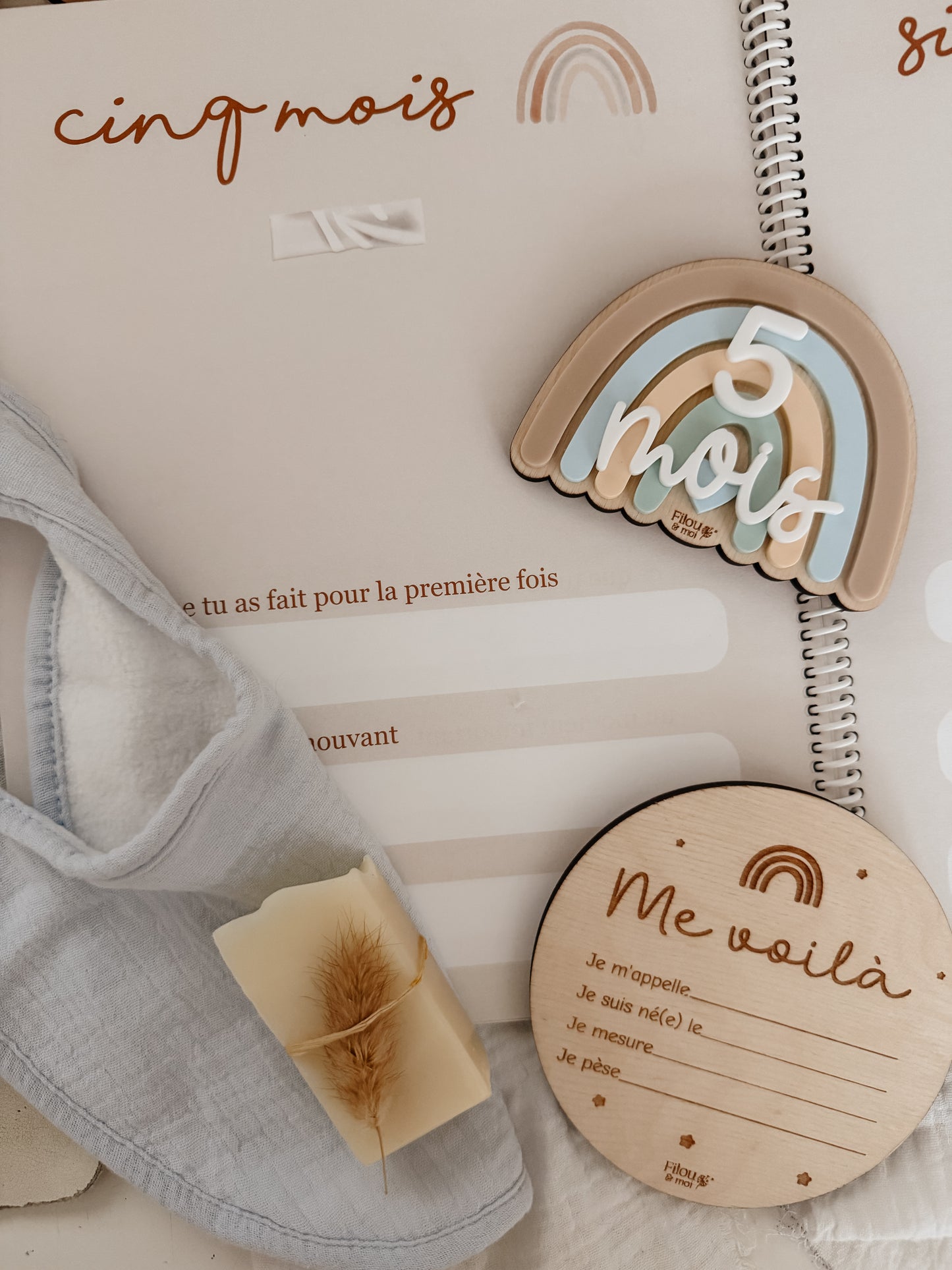 Ensemble de naissance complet - arc-en-ciel