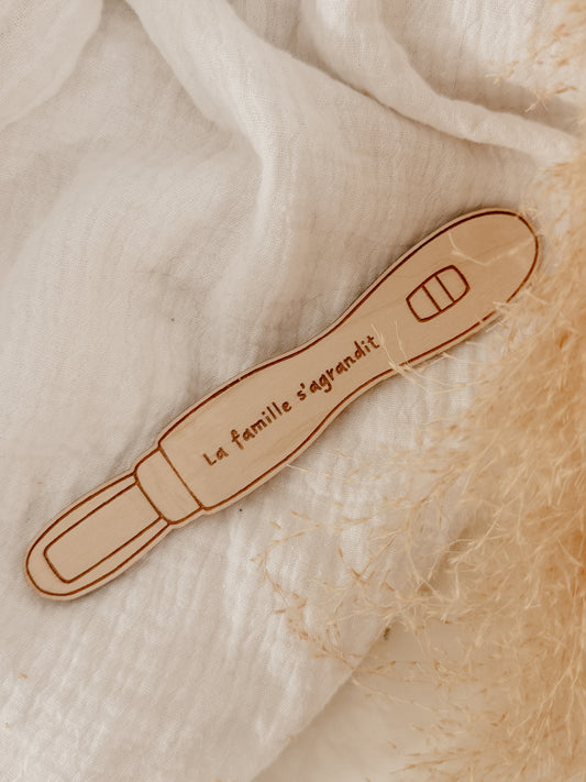 Annonce de grossesse - test de grossesse