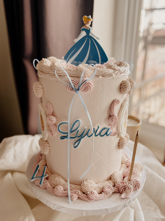 Cake topper personnalisé - Thématique princesse