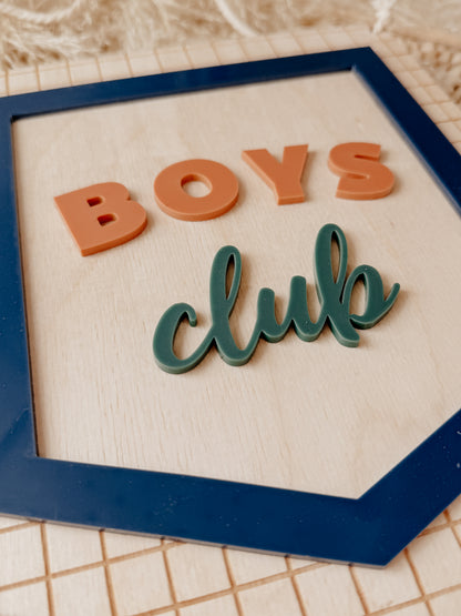 Bannière boys club