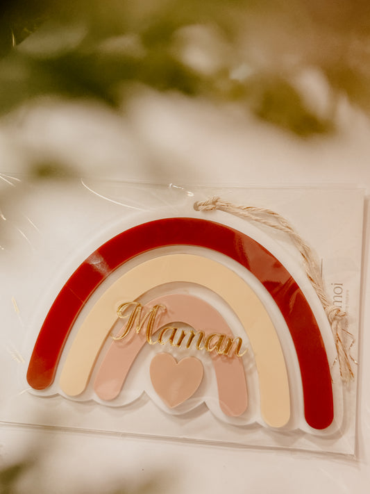 Ornement de Noël maman - prêt à partir