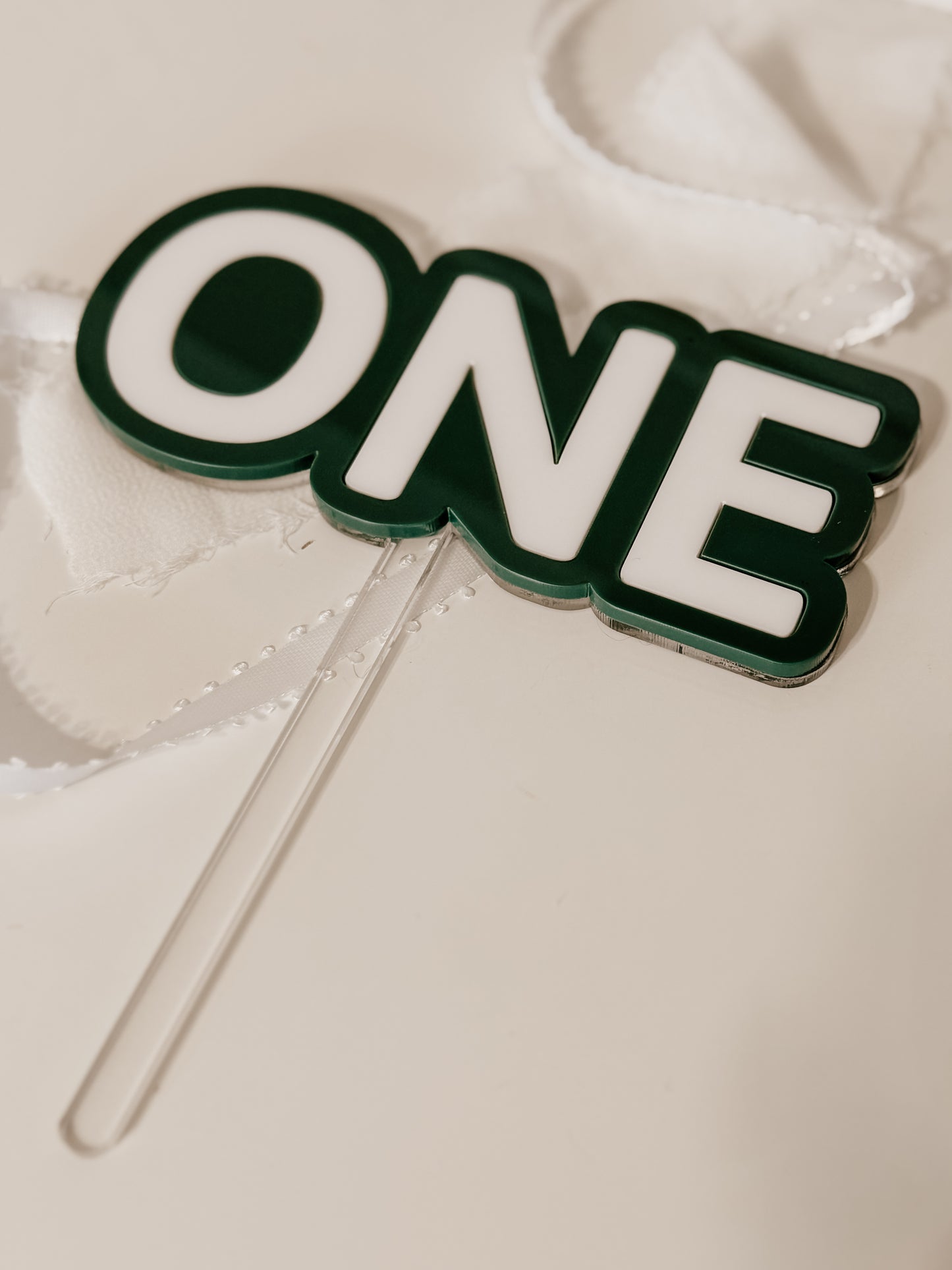 Cake topper ONE