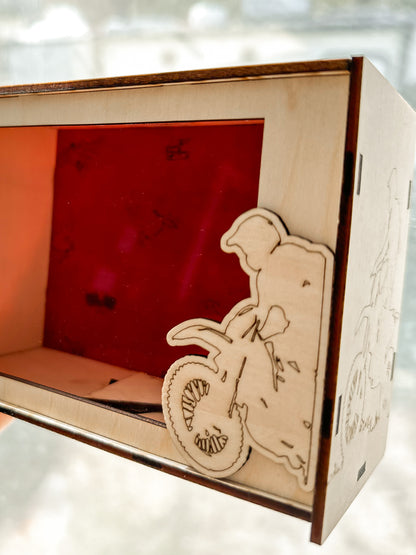 Tirelire - motocross