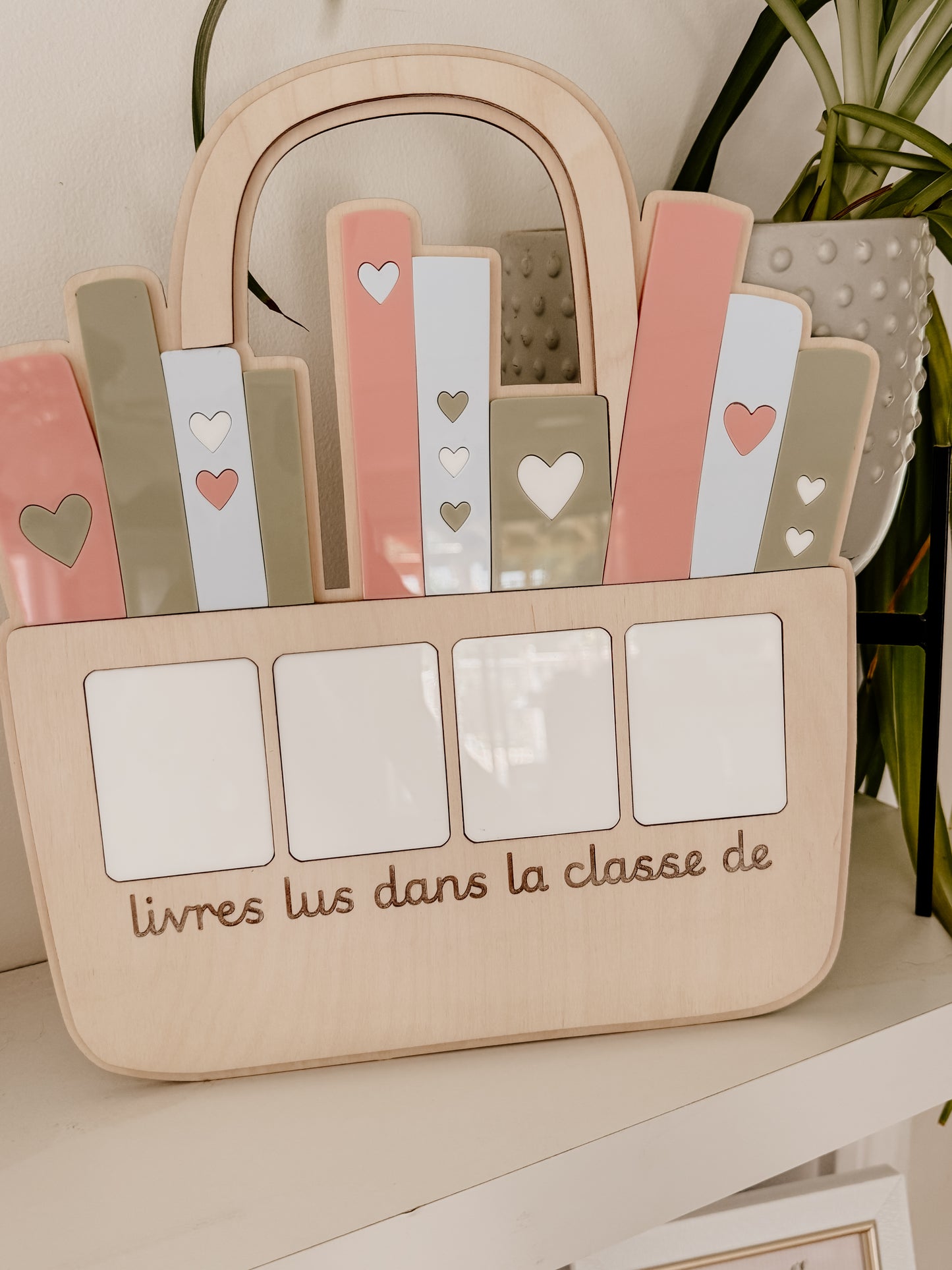 Compteur de livres pour professeur/éducateur - format géant