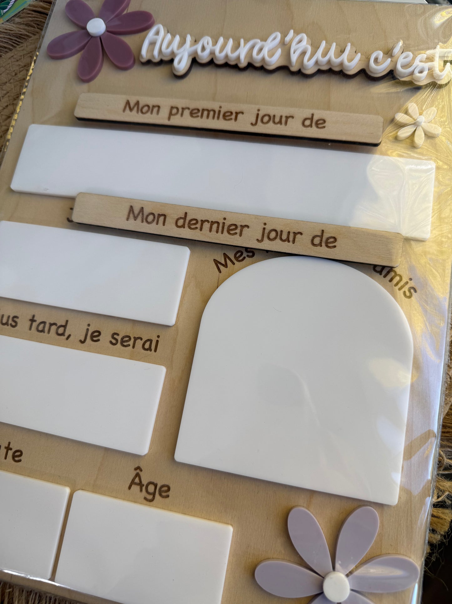 Affiche mon premier & dernier jour de