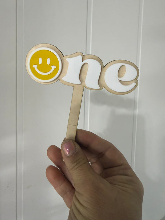 Cake topper one
