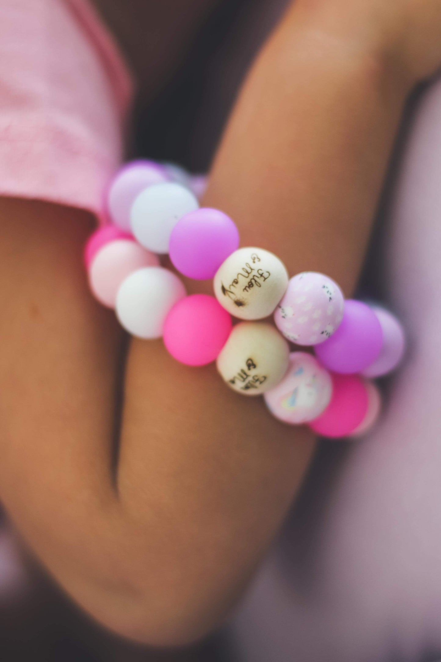 Bracelet enfant - Chaton - glow in the dark