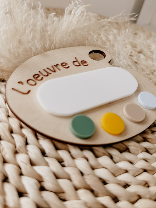 Aimant à frigidaire effaçable - l'oeuvre de