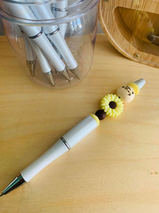 Crayon - fleur jaune